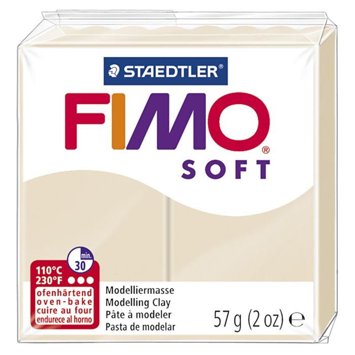 FIMO® Soft- muovailumassa, sahara, 57g/ 1 pkt