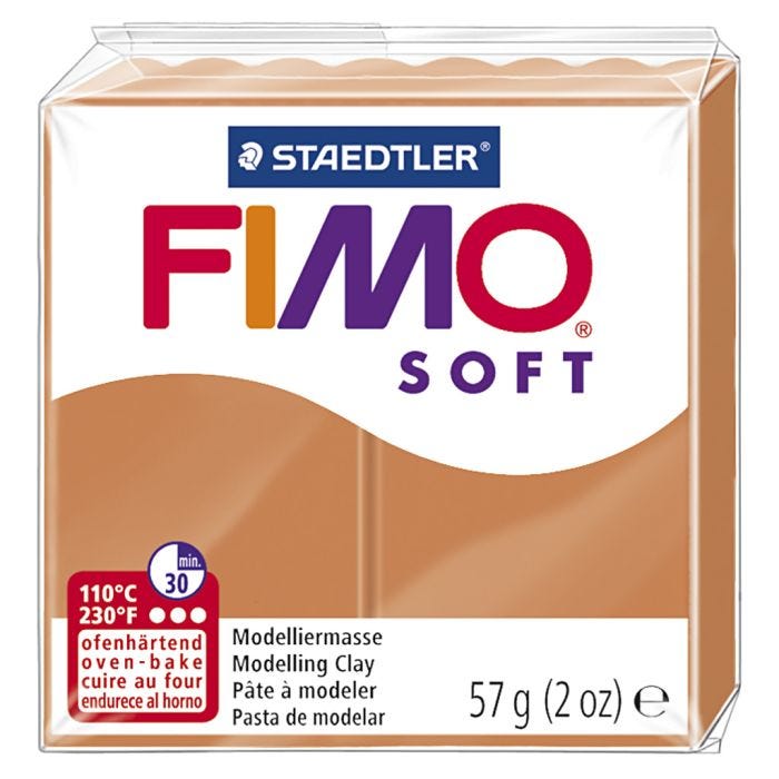 FIMO® Soft- muovailumassa, cognac, 57 g/ 1 pkt