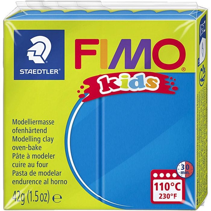 FIMO® Kids Clay , sininen, 42 g/ 1 pkt