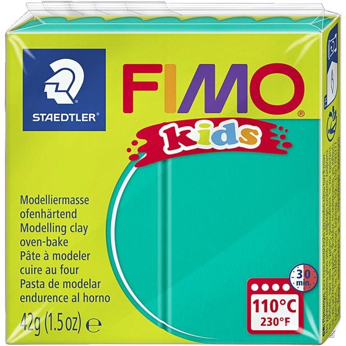 FIMO® Kids Clay , vihreä, 42 g/ 1 pkt