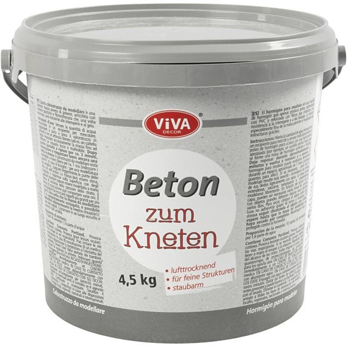 Askartelubetonijauhe, harmaa, 4500 g/ 1 pkk