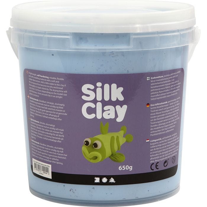 Silk Clay®, neonsininen, 650 g/ 1 prk