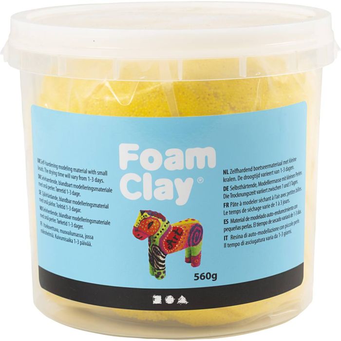 Foam Clay® Helmimassa, keltainen, 560 g/ 1 prk