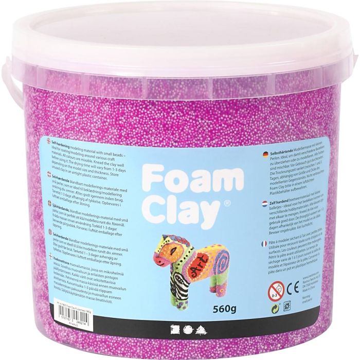 Foam Clay® Helmimassa, vaaleanvioletti, 560 g/ 1 prk