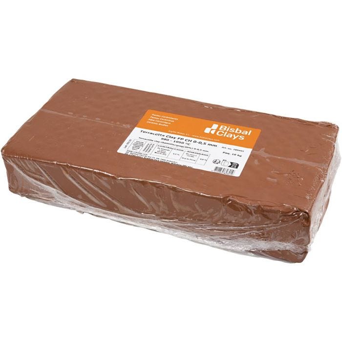 Punasavi + chamotte, 10kg/ 1 pkt