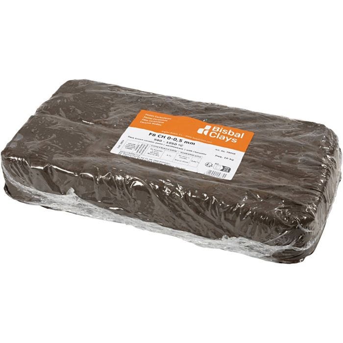 Savi ja chamotte, tummanruskea, 10 kg/ 1 pkt