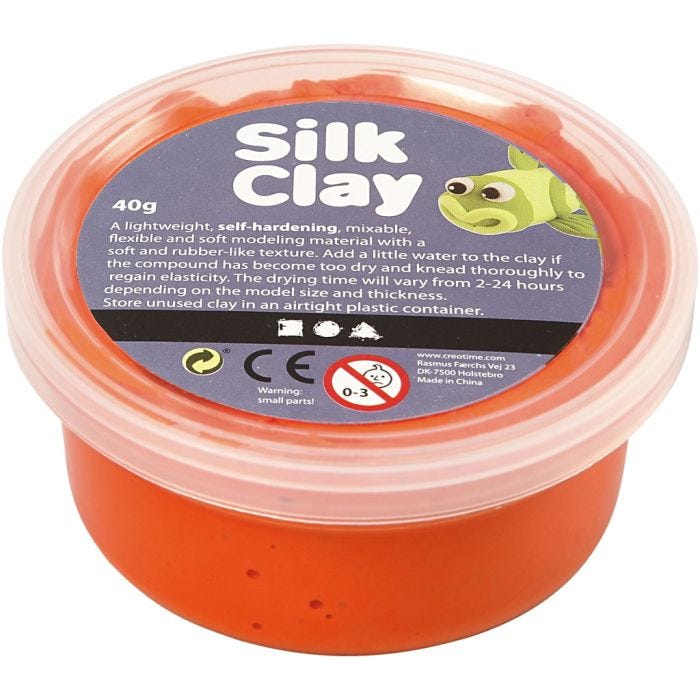 Silk Clay®, oranssi, 40 g/ 1 tb