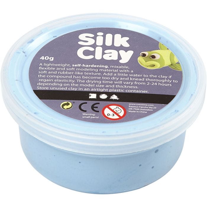 Silk Clay®, neonsininen, 40 g/ 1 tb