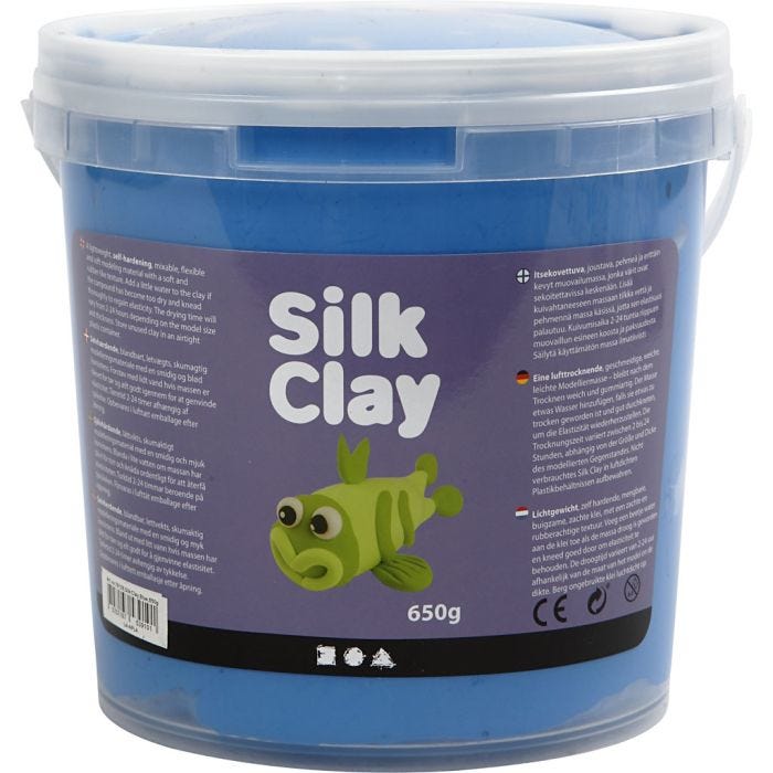 Silk Clay®, sininen, 650 g/ 1 prk