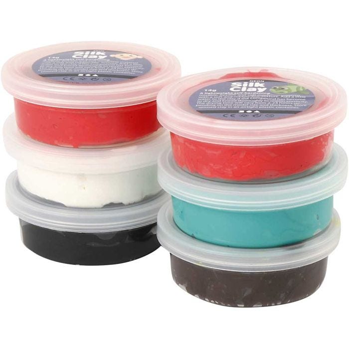 Silk Clay®, jouluteema, 6x14 g/ 1 pkt