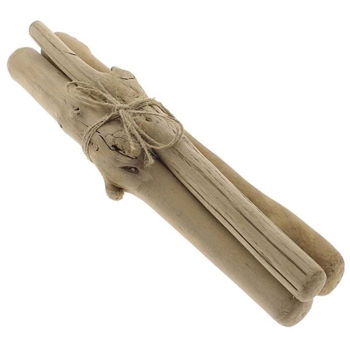 Ajopuukeppi koristeluun, koko 37 cm, 3 kpl/ 1 pkt