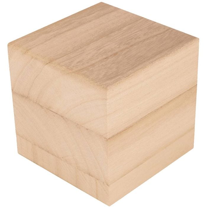 Puukuutio, koko 10 cm, 1 kpl