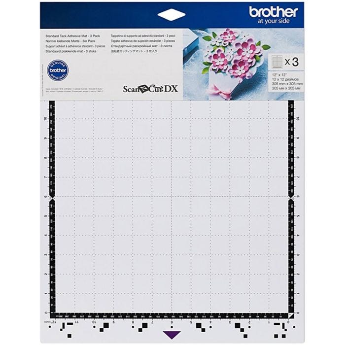 Tuki Scan'n'Cut SDX -laitteelle, koko 30,5x30,5 cm, 3 kpl/ 1 pkt