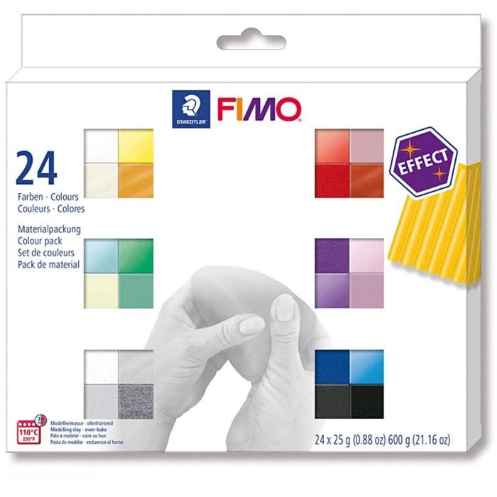Fimo Effect Paste -setti, 24x25 g/ 1 pkt