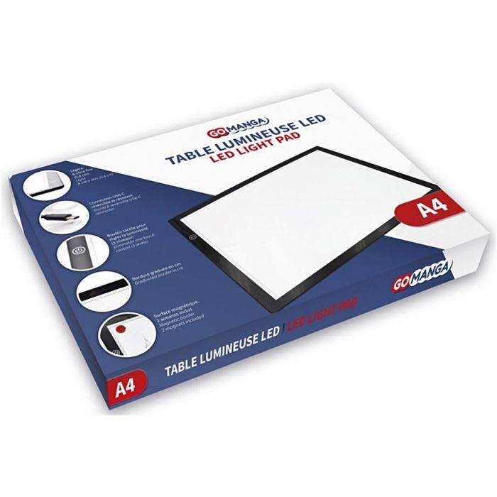 LED-valopöytä Go Manga, koko A4, 1 pkk/ 1 pkt