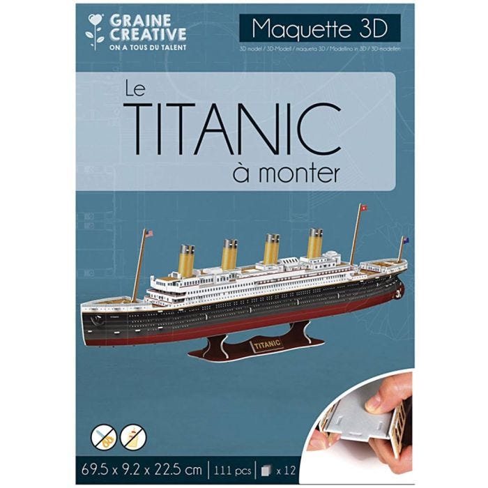 3D-malli palapeli, koko 69,5x9,2x22,5 cm, 1 pkk/ 1 pkt