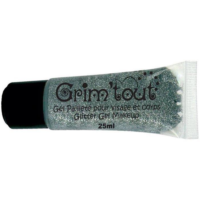 Glitter-geelikasvomaali, hopea, 25 ml/ 1 tb