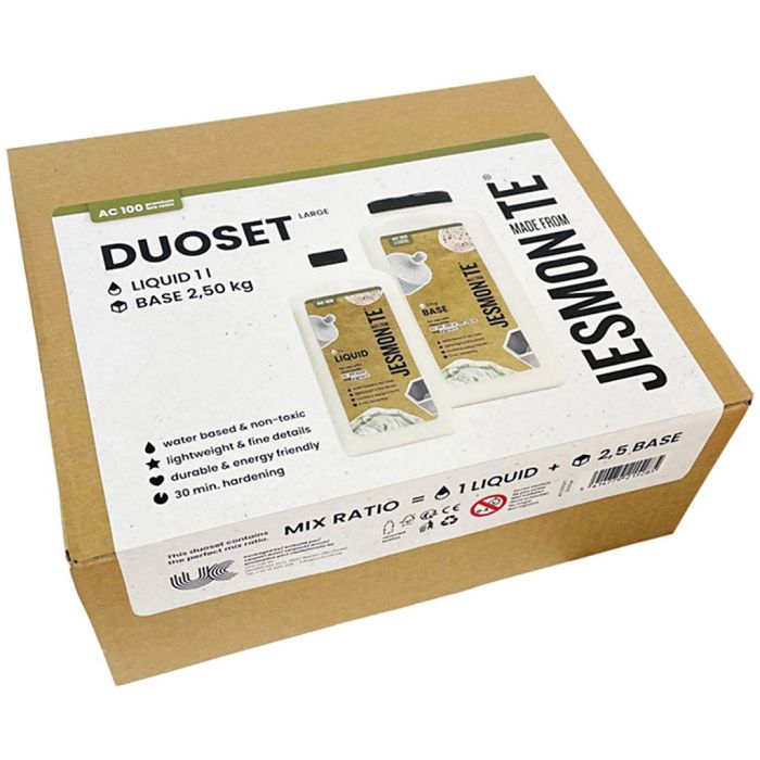 Jesmonite AC 100 Base – Neste ja jauhe, 2.5 kg/ 1 pkt