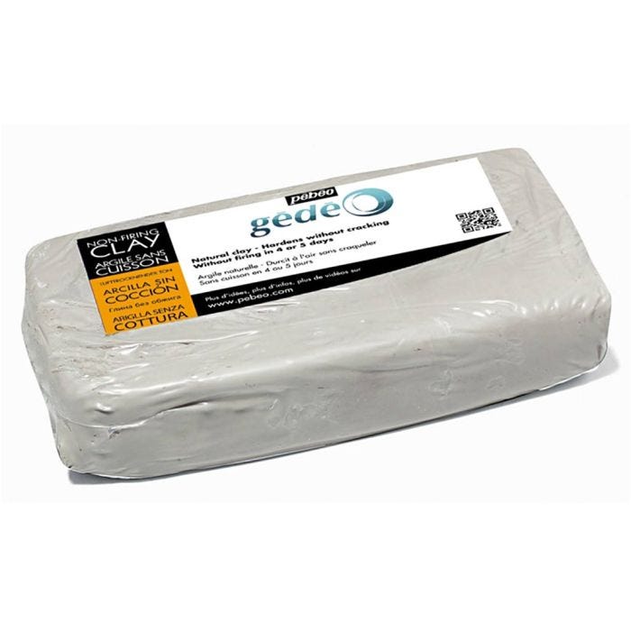 Itsekovettuva savi, vaaleanharmaa, 1.5 kg/ 1 pkt