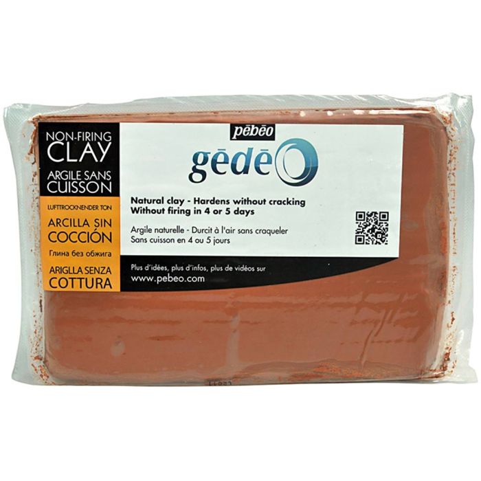 Itsekovettuva savi, punainen, 1.5 kg/ 1 pkt