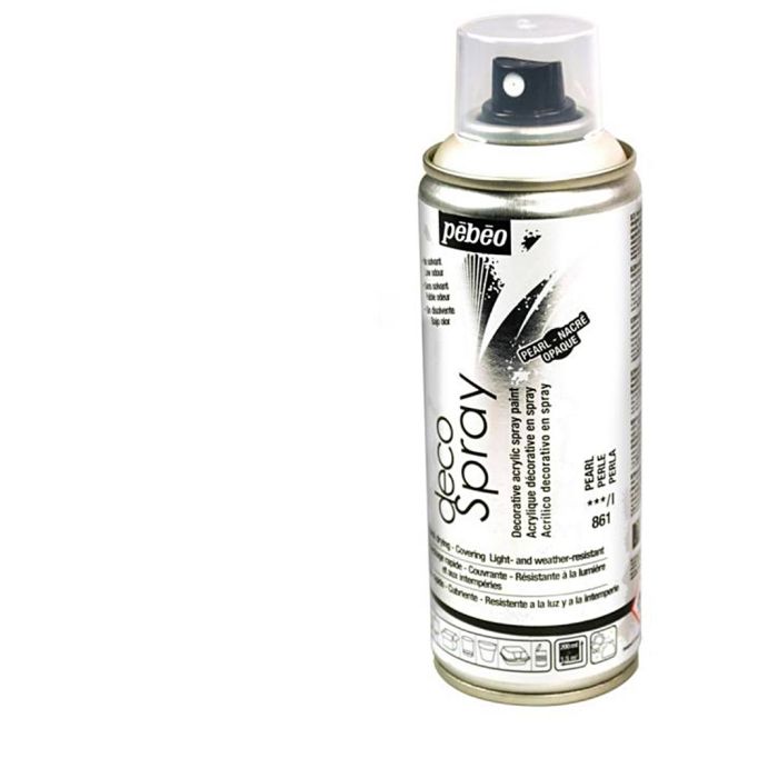 DecoSpray-spraymaali, helmiäisvalk., 200 ml/ 1 tb