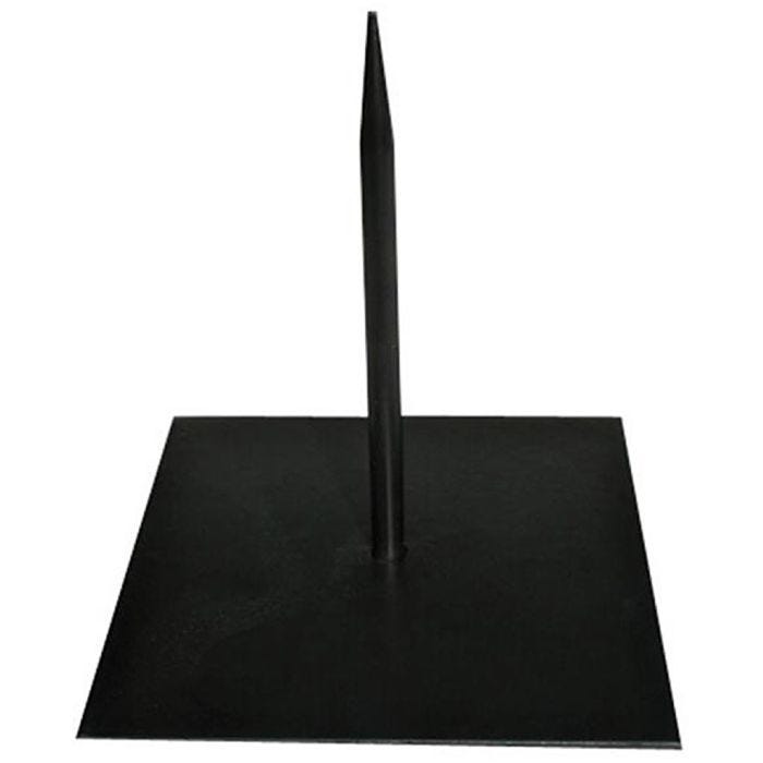 Jalusta tukikepillä, 12,5 cm, 12 cm, musta, 1 kpl