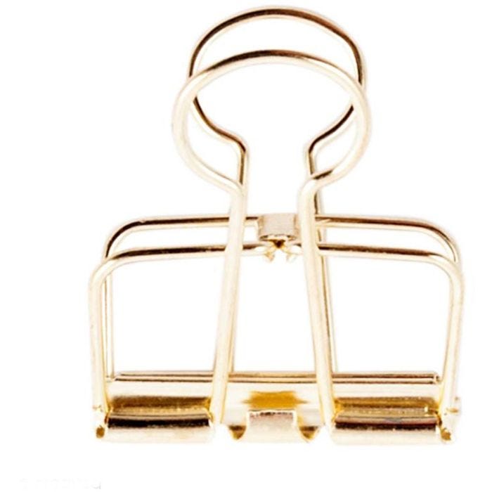 Double Foldback -paperipuristin, koko 3.2 cm, kulta, 3 kpl/ 1 pkt