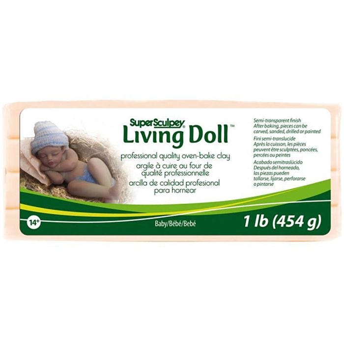 Super Sculpey, beige, 454 g/ 1 pkt