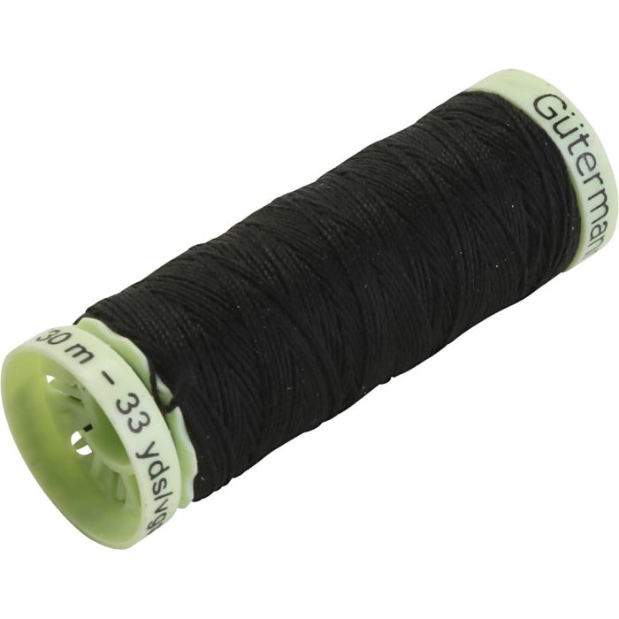 Nappilanka, musta, 30 m/ 1 rll