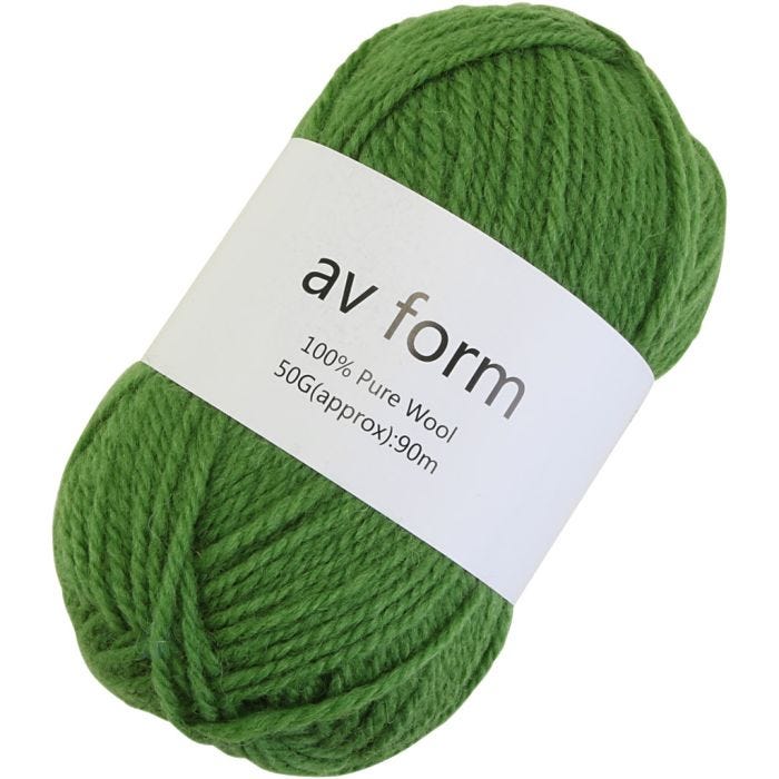 Villalanka, vihreä, 50 g/ 1 kpl