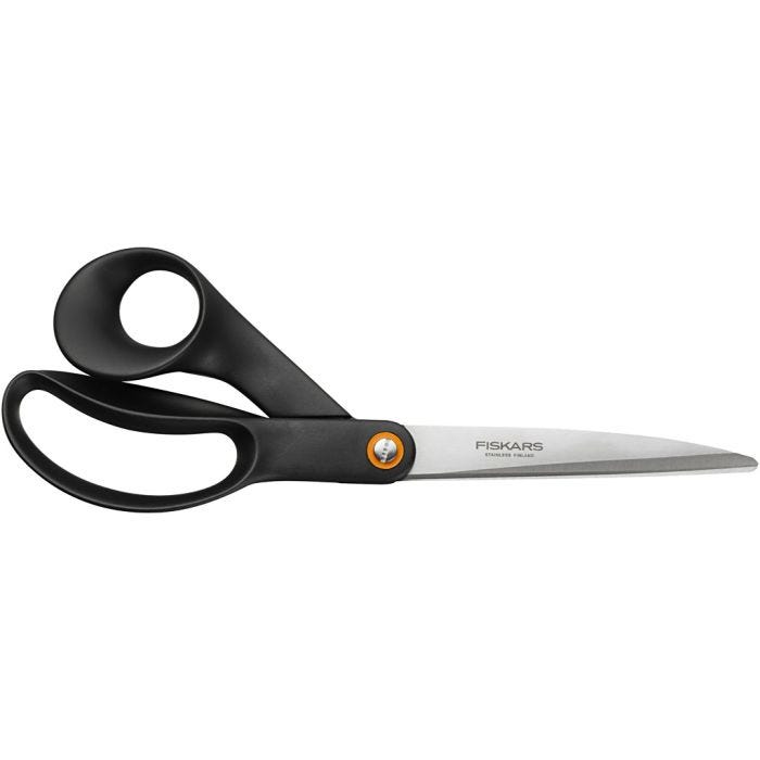 Yleissakset, Pit. 24 cm, oikeakätiset, musta, 1 kpl