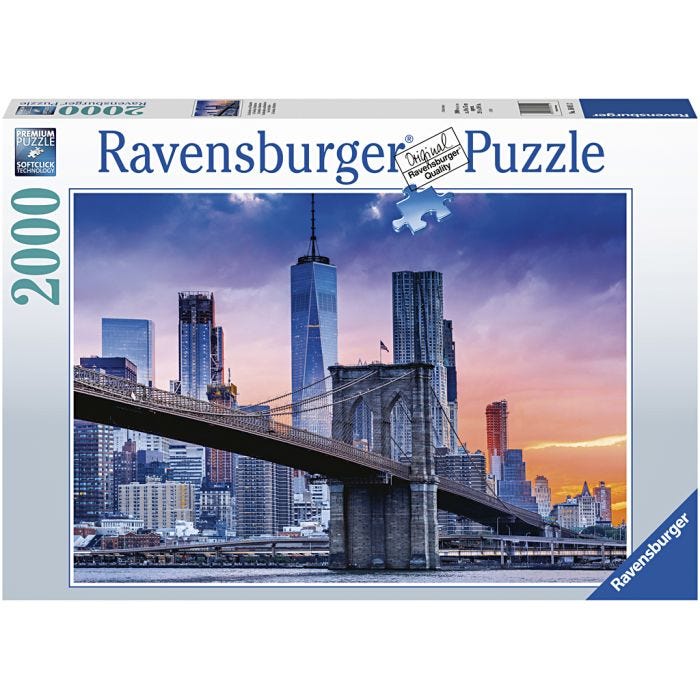 Ravensburger palapeli, New York, 2000 kappaletta, 1 kpl