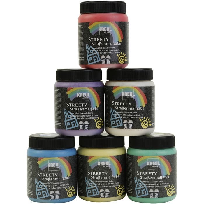 Katuliitumaali, 6x200ml/ 1 pkt