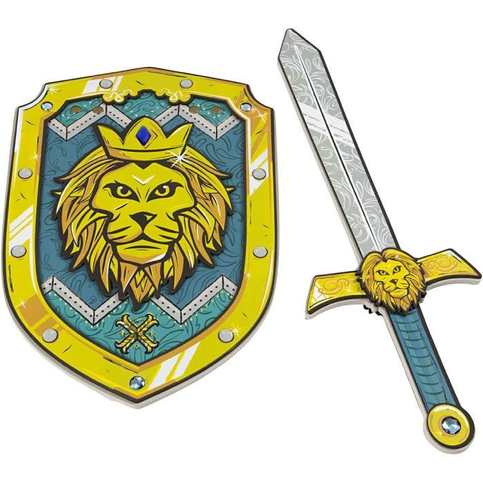 Ritarin kilpi ja miekka, Leijonansydän, 2 kpl/ 1 pkt