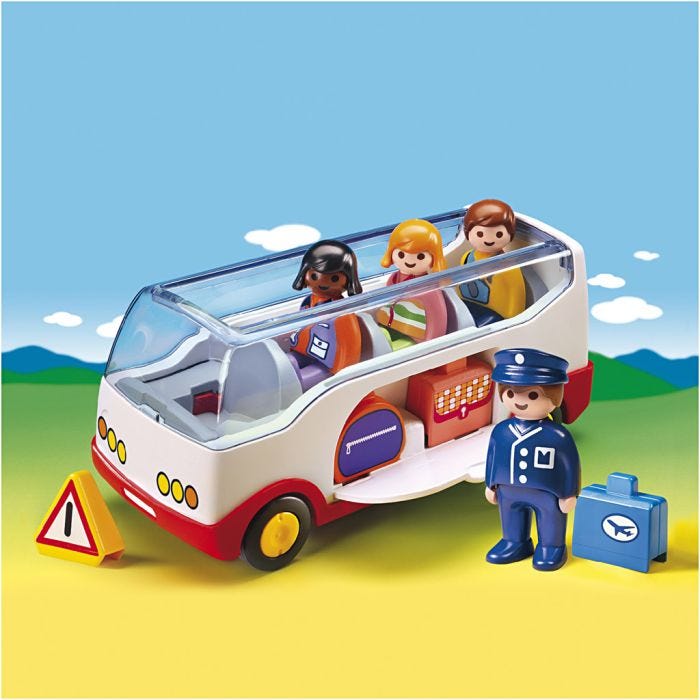 Playmobil linja-auto, 15,6 cm, 25,2 cm, 10 cm, 1 set