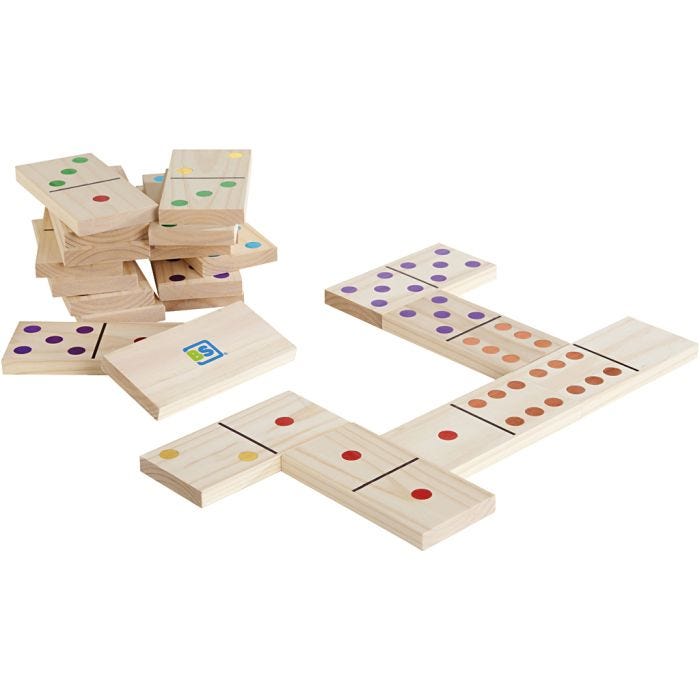 Domino , 18c7,5 cm, 1 kpl