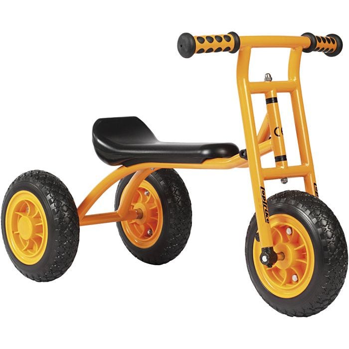 TopTrike by beleduc Little Drifter kolmipyörä, 80x41x50 cm, keltainen, 1 kpl