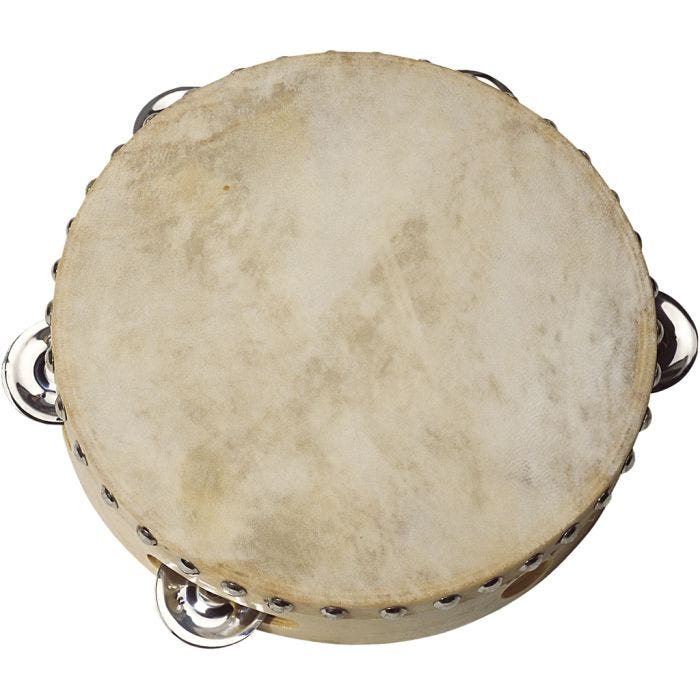 Tamburiini, 20 cm, 1 kpl