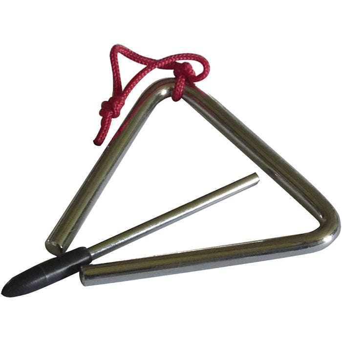 Triangeli, 10 cm, 1 kpl