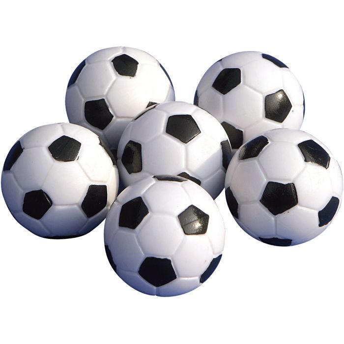 Pöytäjalkapallopelin pallot, 12 kpl/ 1 pkt