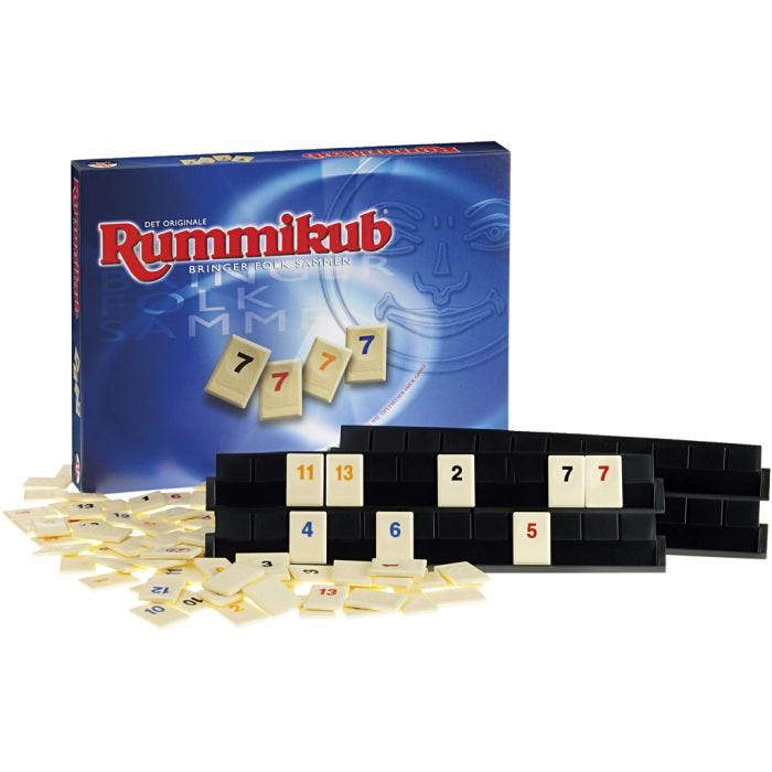 Rummikub standard, DK, NO, SE, 1 kpl