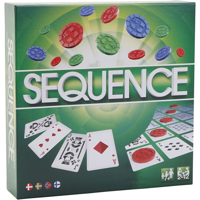 Sequence- eläimet, DK, NO, SE, 1 set