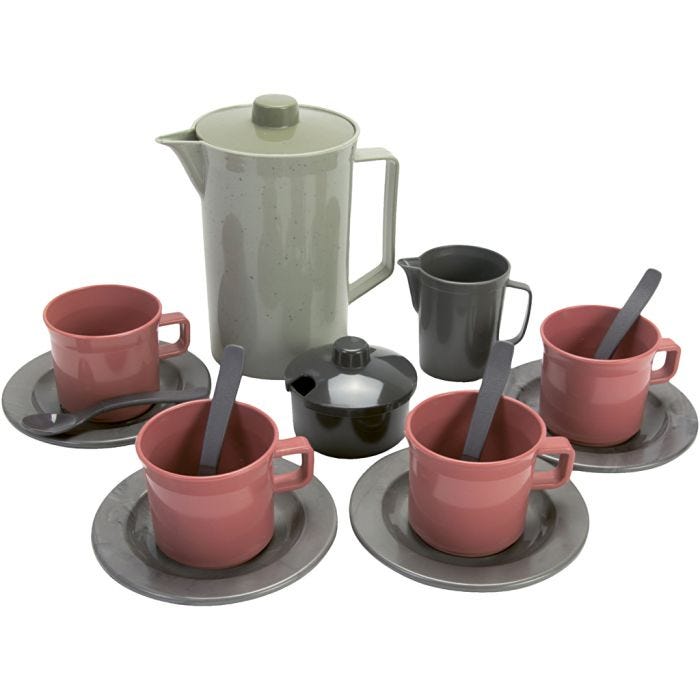 dantoy GREEN BEAN kahviastiasto, 17 kpl/ 1 set