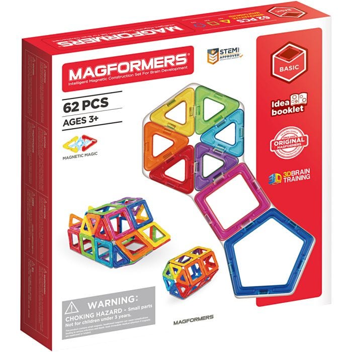 MAGFORMERS, 124 osaa/ 1 set