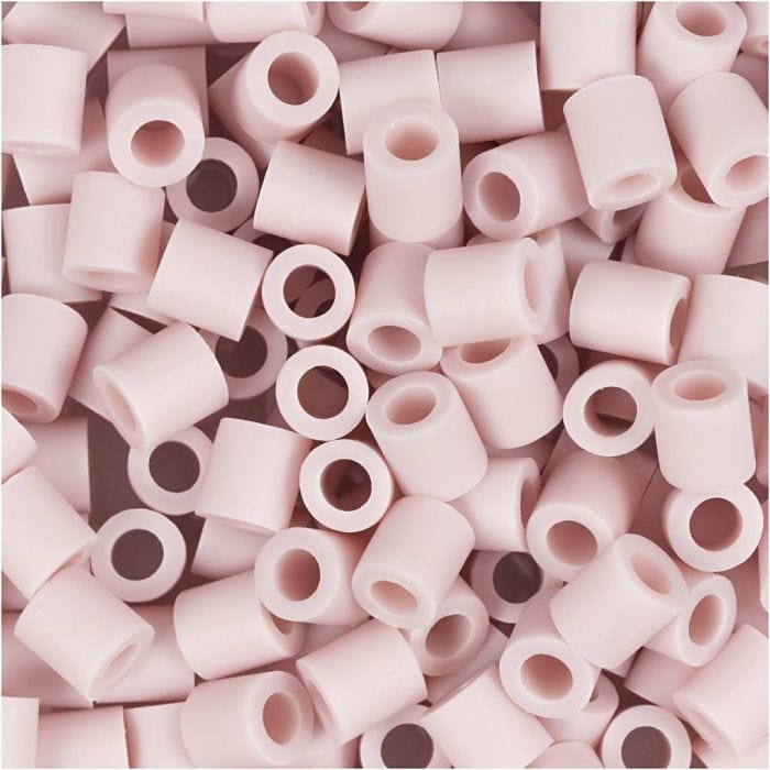 NABBI BIO-helmet, koko 5x5 mm, aukon koko 2.5 mm, medium, vaaleanpinkki, 1000 kpl/ 1 pkt