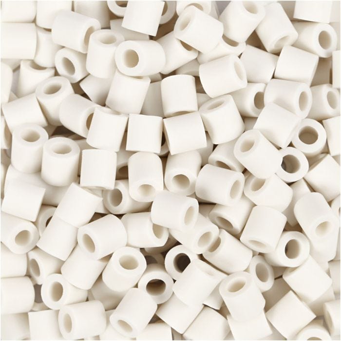 NABBI BIO-helmet, koko 5x5 mm, aukon koko 2.5 mm, medium, valkoinen, 3000 kpl/ 1 pkt