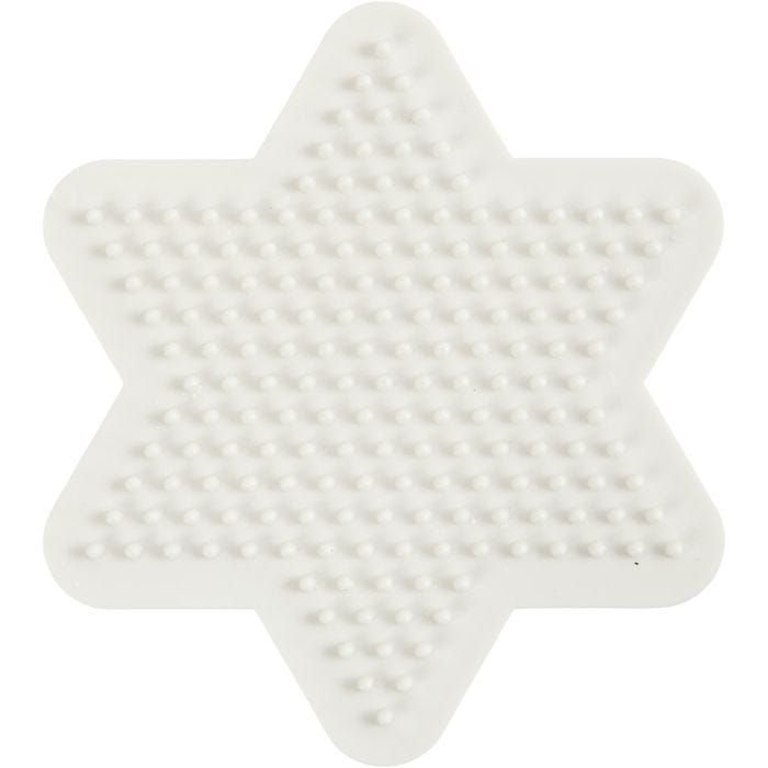 NABBI BioBeads -helmialusta, Tähti, 9,8x9,8 cm, medium, 1 kpl