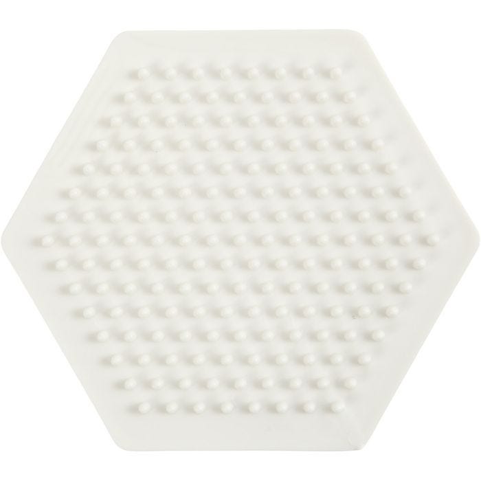 NABBI BioBeads -helmialusta, Kuusikulmio, 8,5x8,5 cm, medium, 1 kpl