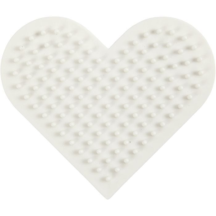NABBI BioBeads -helmialusta, Pieni sydän, 7x8,5 cm, medium, 1 kpl