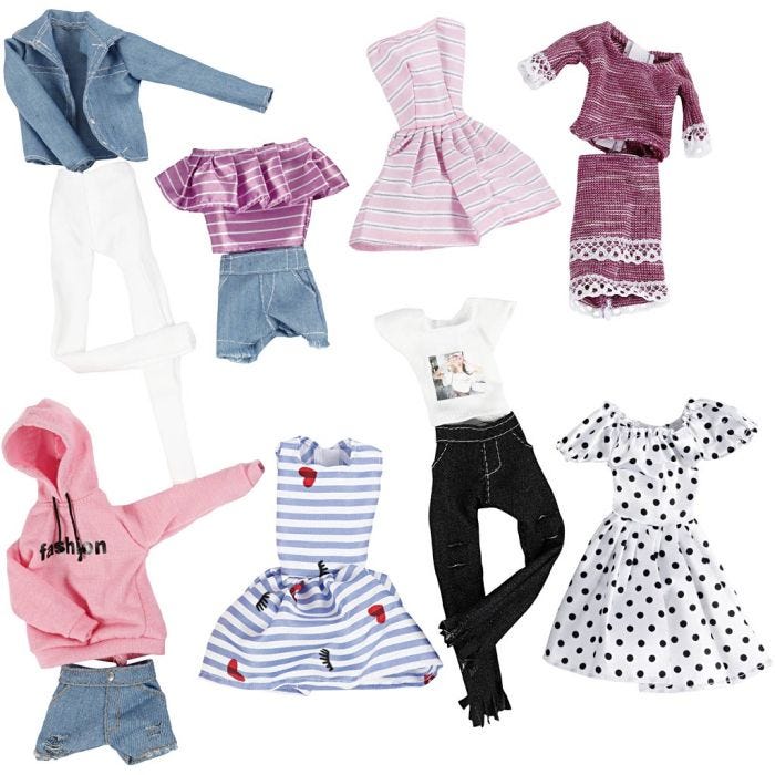 Lucy Dress Up, 8 set/ 1 pkt